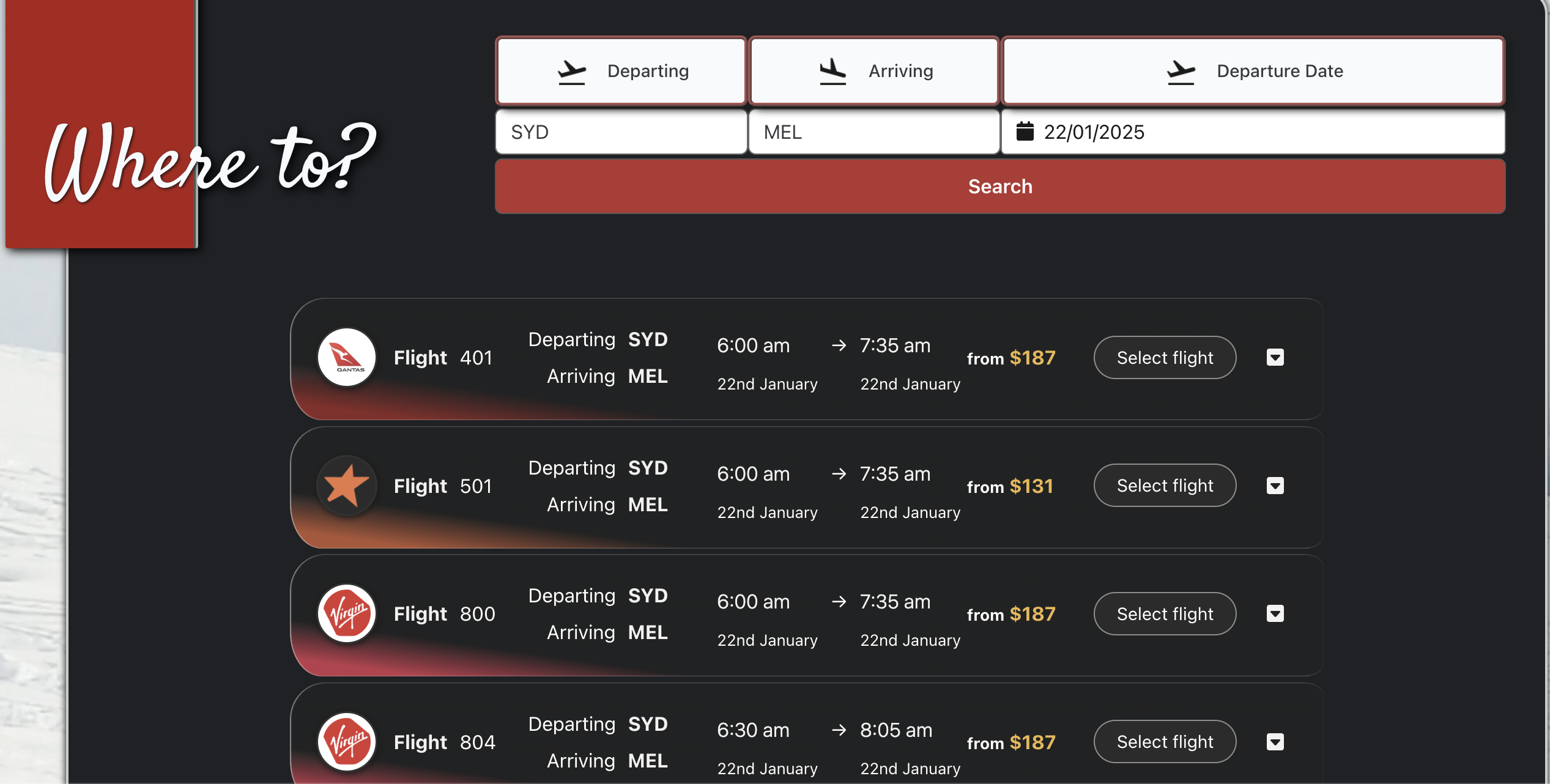 Burning Airlines screenshot
